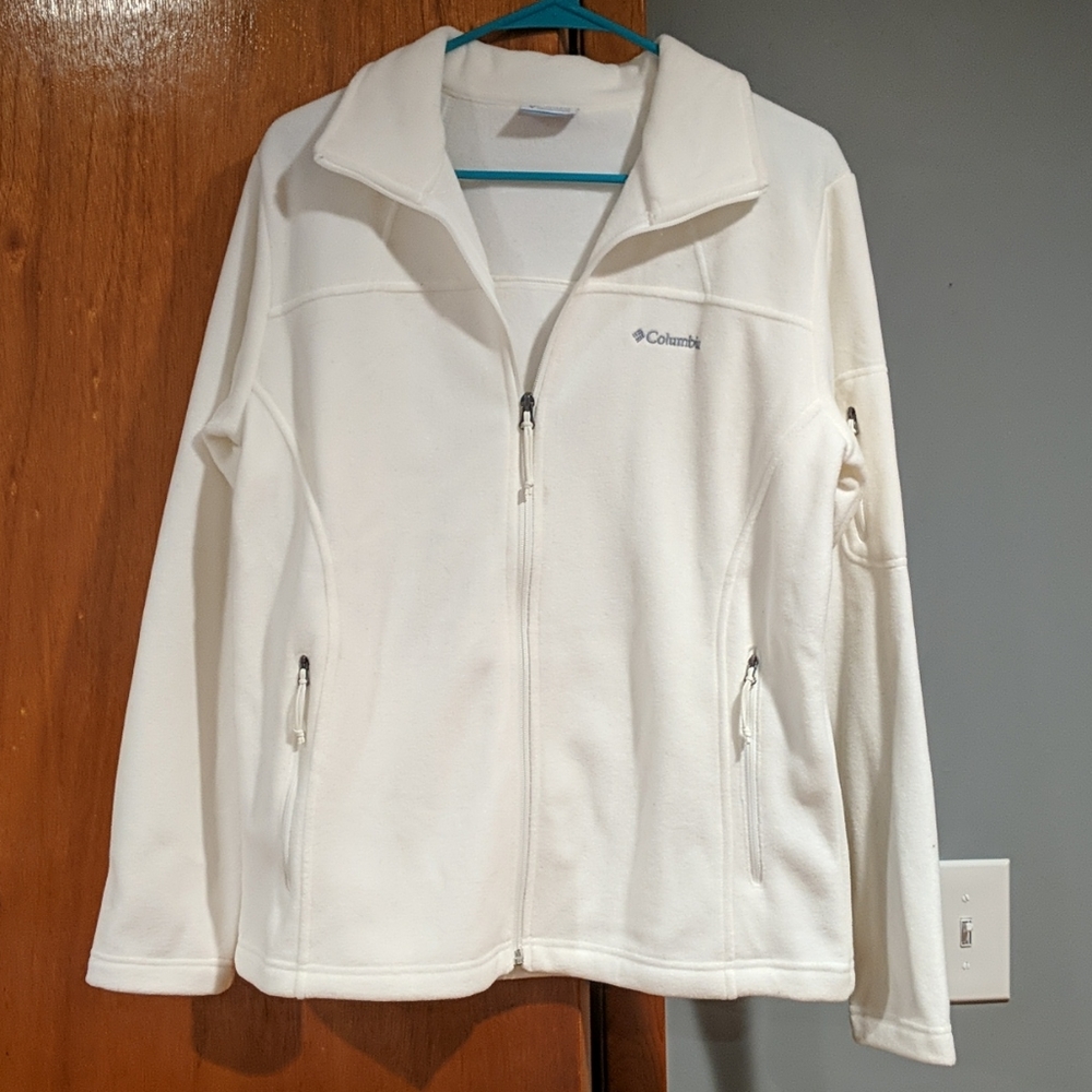 Women's Columbia Long Sleeve Zip Fleece (Large)